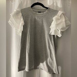 Ruffle Sleeve Top